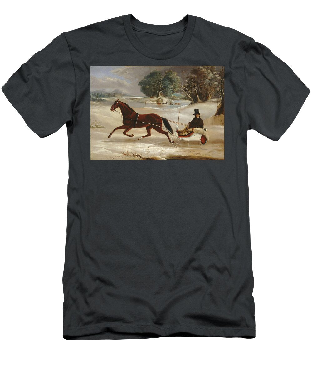 Judge Van Aernum in His Sleigh Thomas Kirby Van Zandt T-Shirt