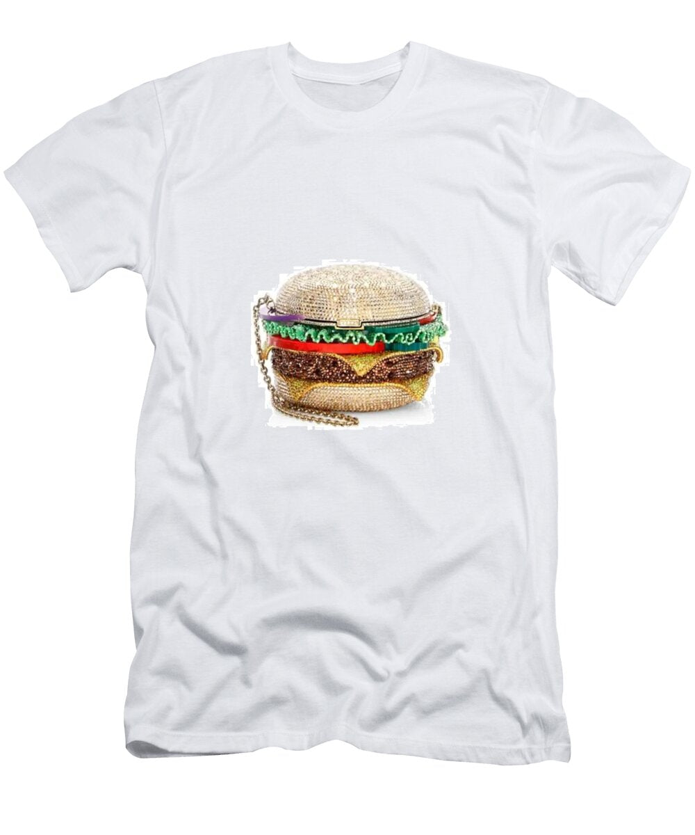 Judith Leiber Couture Hamburger Crystal Clutch Teresa Trotter T-Shirt