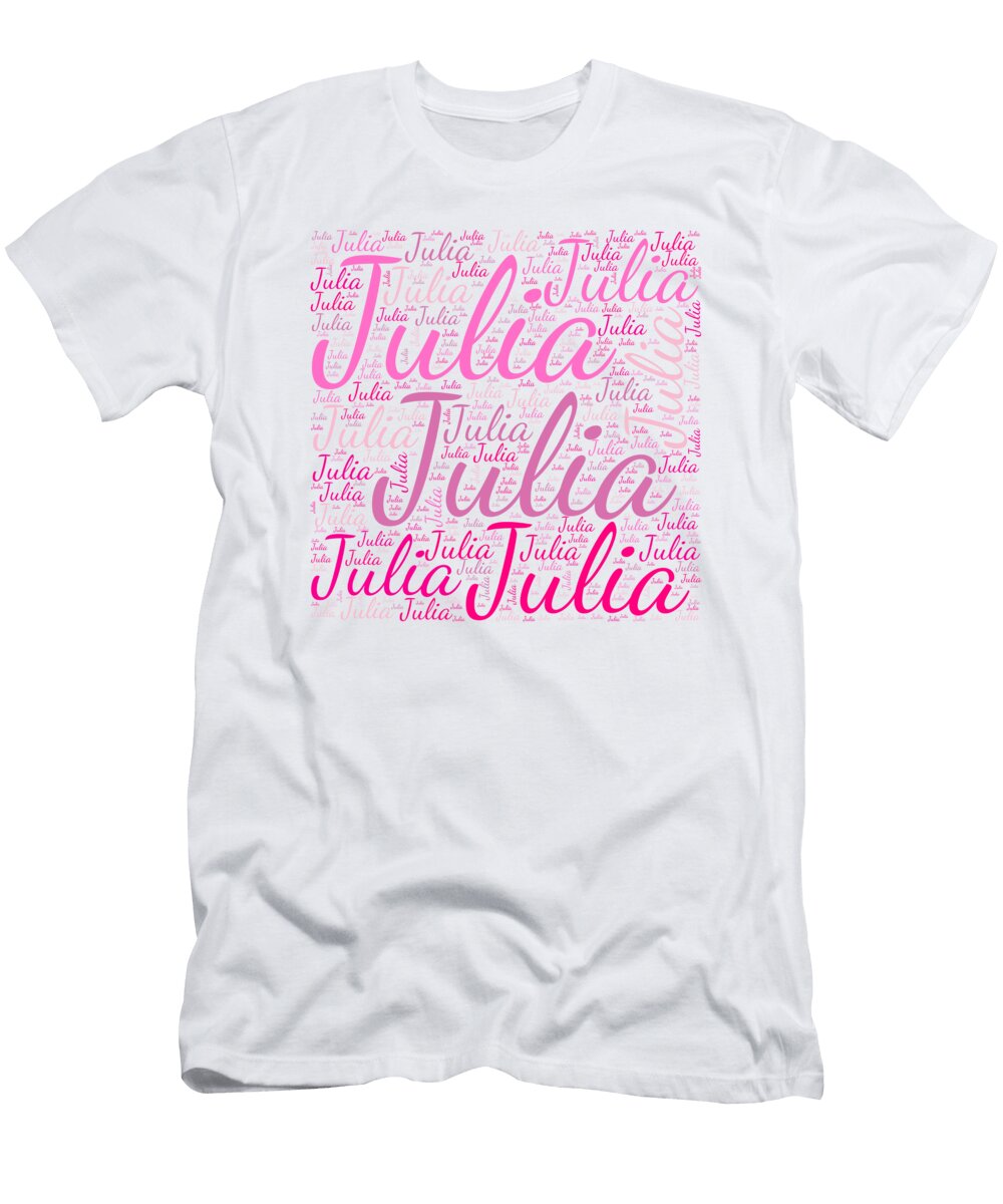 Julia Names Without Frontiers Vidddie Publyshd T-Shirt