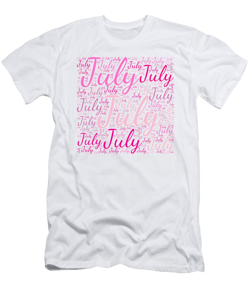 July Names Without Frontiers Vidddie Publyshd T-Shirt