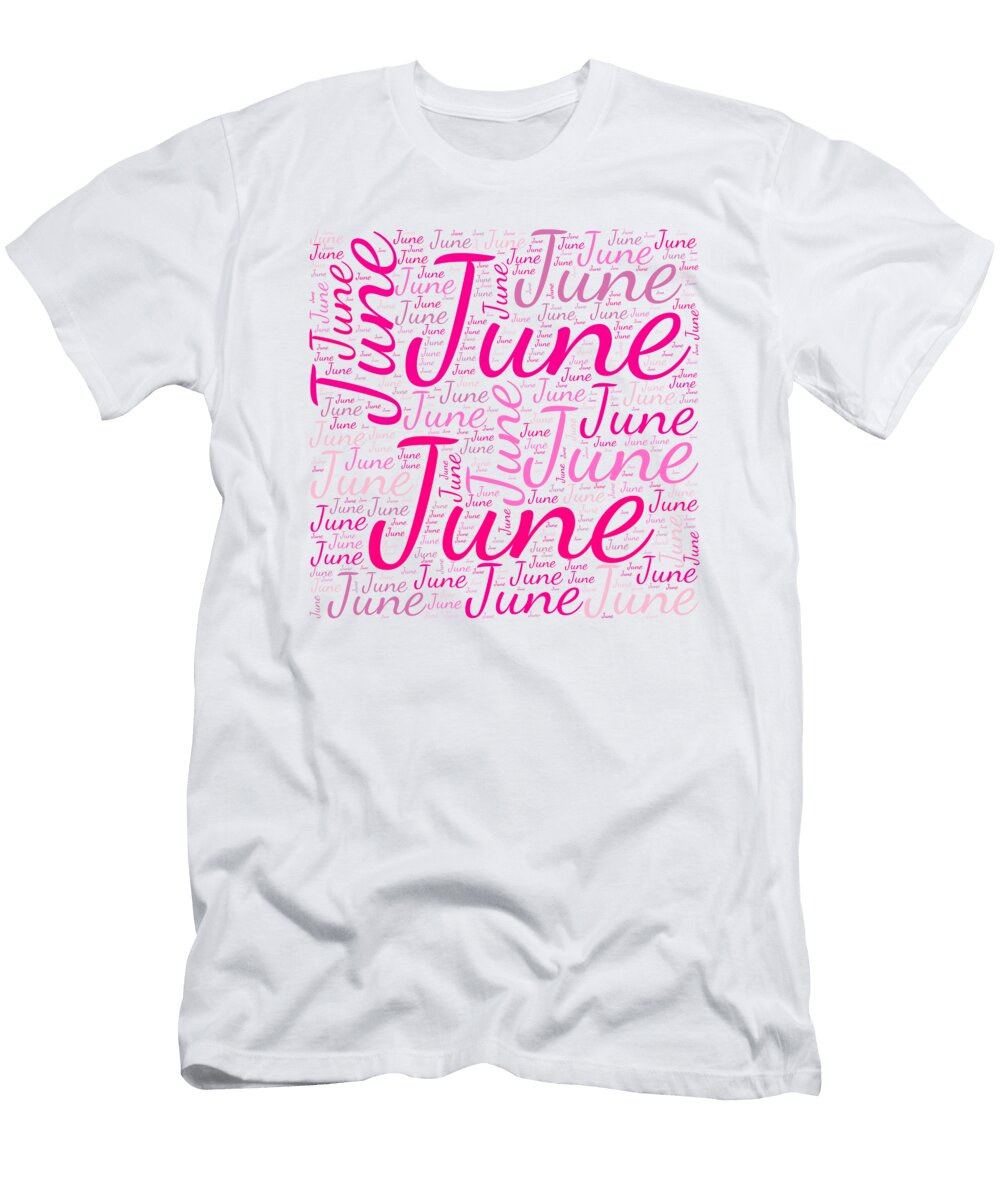 June Names Without Frontiers Vidddie Publyshd T-Shirt