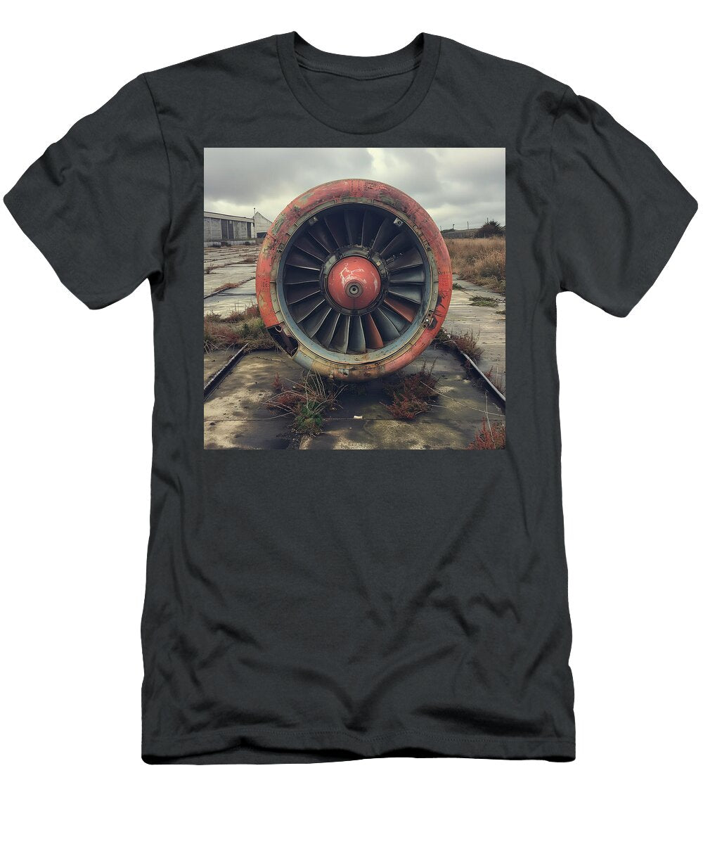 Junk Airplane Jet Engine Artwork 144 Yo Pedro T-Shirt