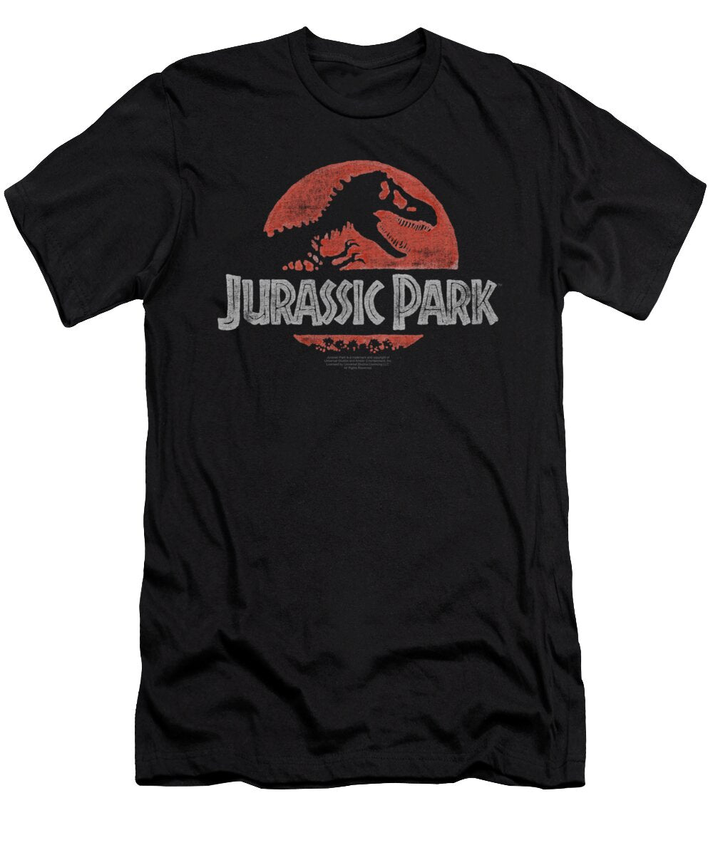 Jurassic Park Lost World Faded Logo Elijah Monahan T-Shirt