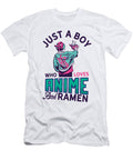 Just a Boy Who Loves Anime and Ramen Anime Boy Gift Hup T-Shirt