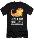 Just a Boy Who Loves Bearded Dragons Eq Designs T-Shirt