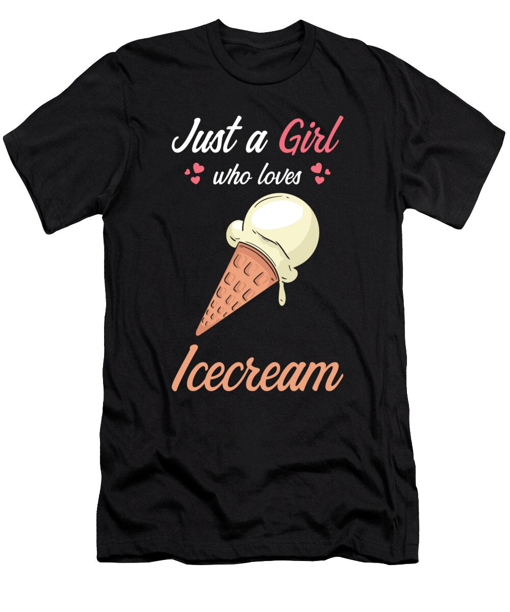 Just a Girl Who Loves Icecream Manuel Schmucker T-Shirt