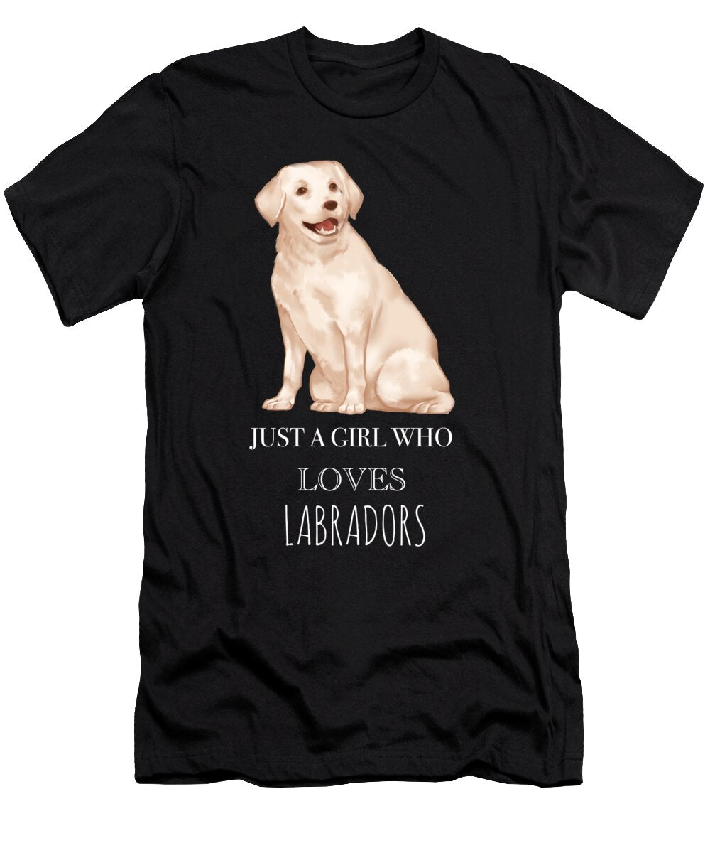 Just a Girl Who Loves Labradors Funny Dog Cynto T-Shirt