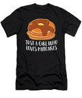Just a Girl Who Loves Pancakes Eq Designs T-Shirt