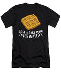 Just a Girl Who Loves Waffles Eq Designs T-Shirt