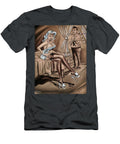 Just Married Cartoon Oil on Velvet By Jorge Torrones Jorge Terrones T-Shirt