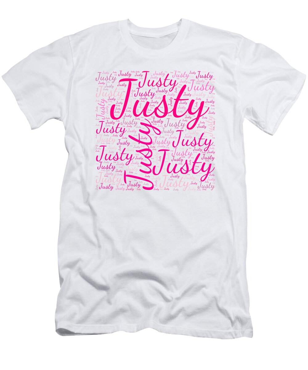 Justy Names Without Frontiers Vidddie Publyshd T-Shirt