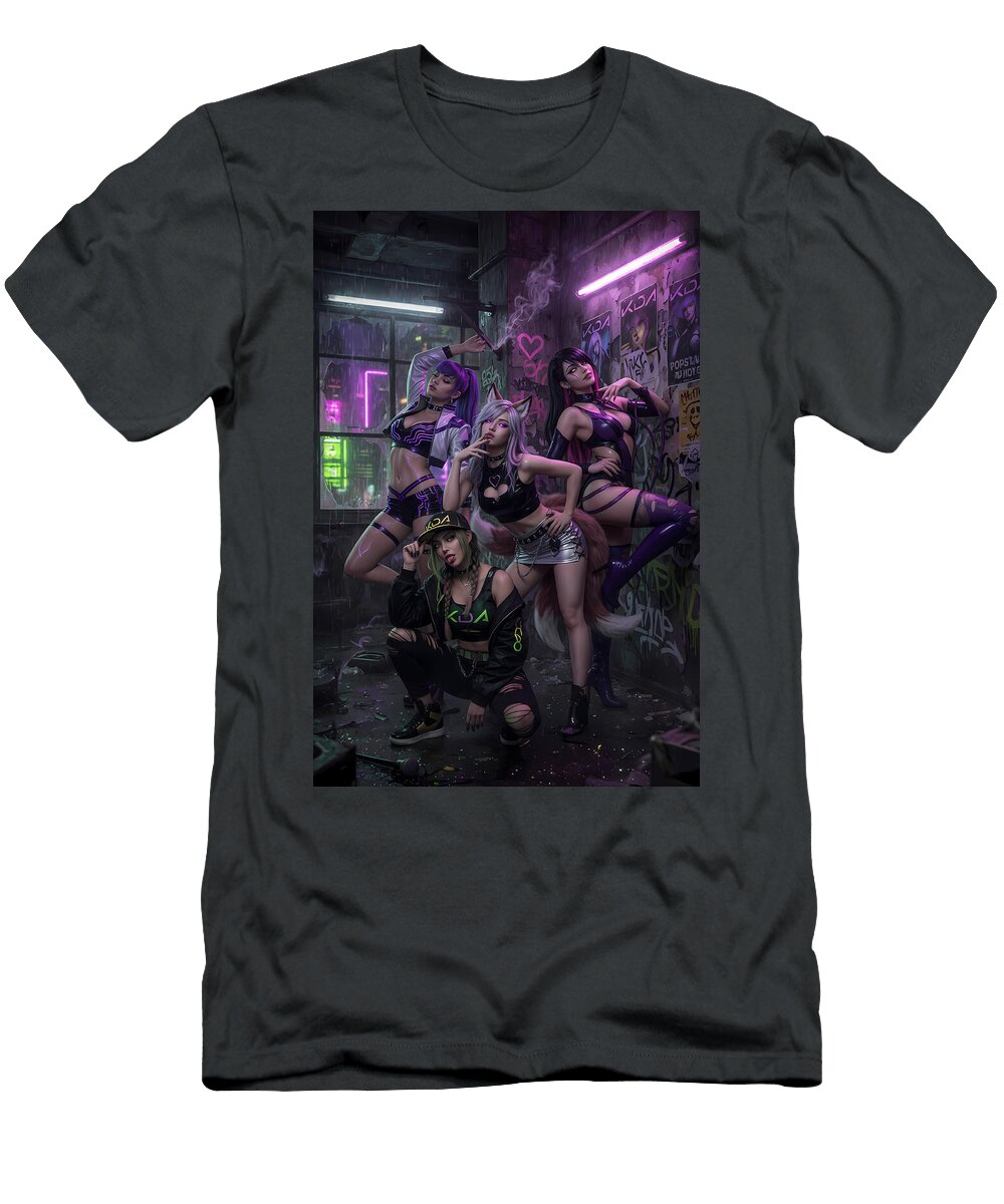 K Da in Alleyway Tricky Woo T-Shirt