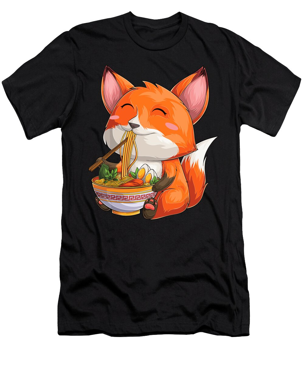 Kawaii Japanese Anime Fox Ramen Food Lovers 1 T-Shirt