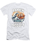 Kawaii Neko and Kanagawa Wave for Ramen Fans Benjamin Burkert T-Shirt