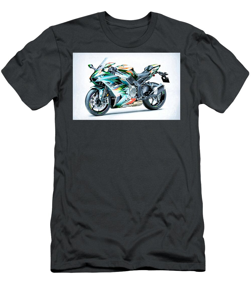 Kawasaki Ninja H2 Sx 2018 Supercharged Sports Bike Lowell Harann T-Shirt
