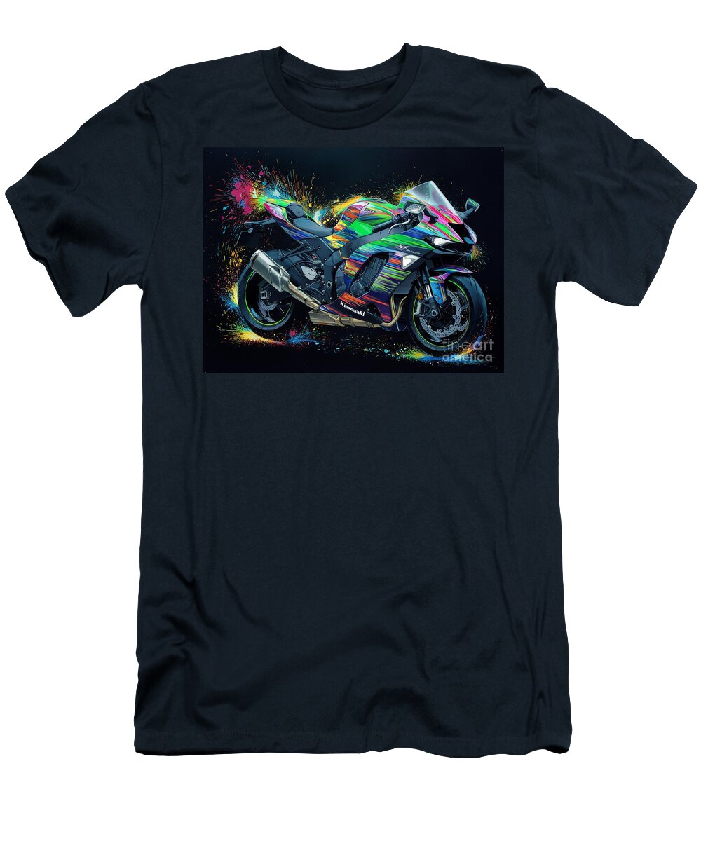 Kawasaki Ninja H2 Sx 2018 Supercharged Sports Bike Ola Kunde T-Shirt