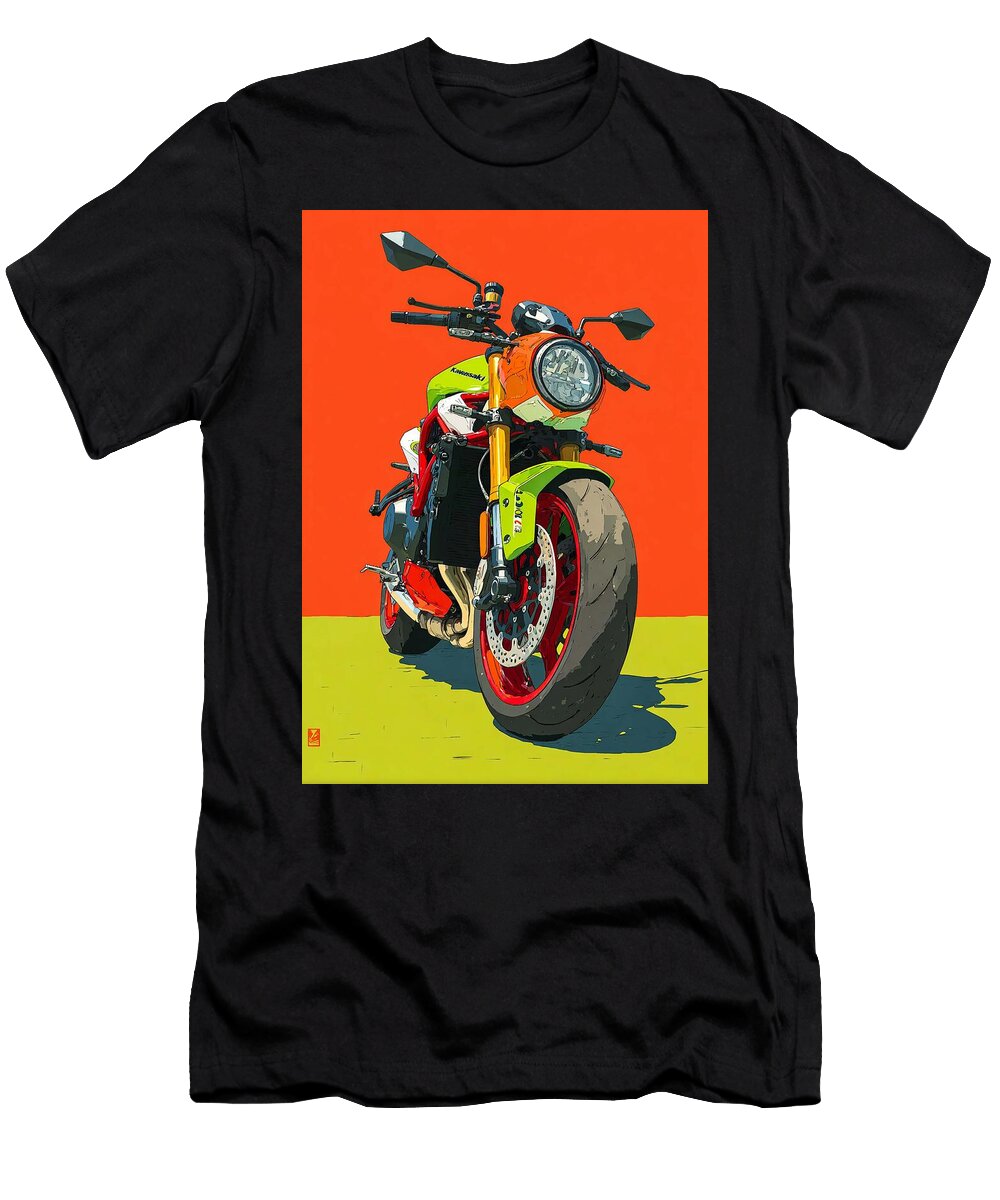 Kawasaki Z H2 Motocycle May Chaney T-Shirt