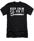 Keep Calm Wrench Garage Workshop Car Mechanic Gift Thomas Larch T-Shirt