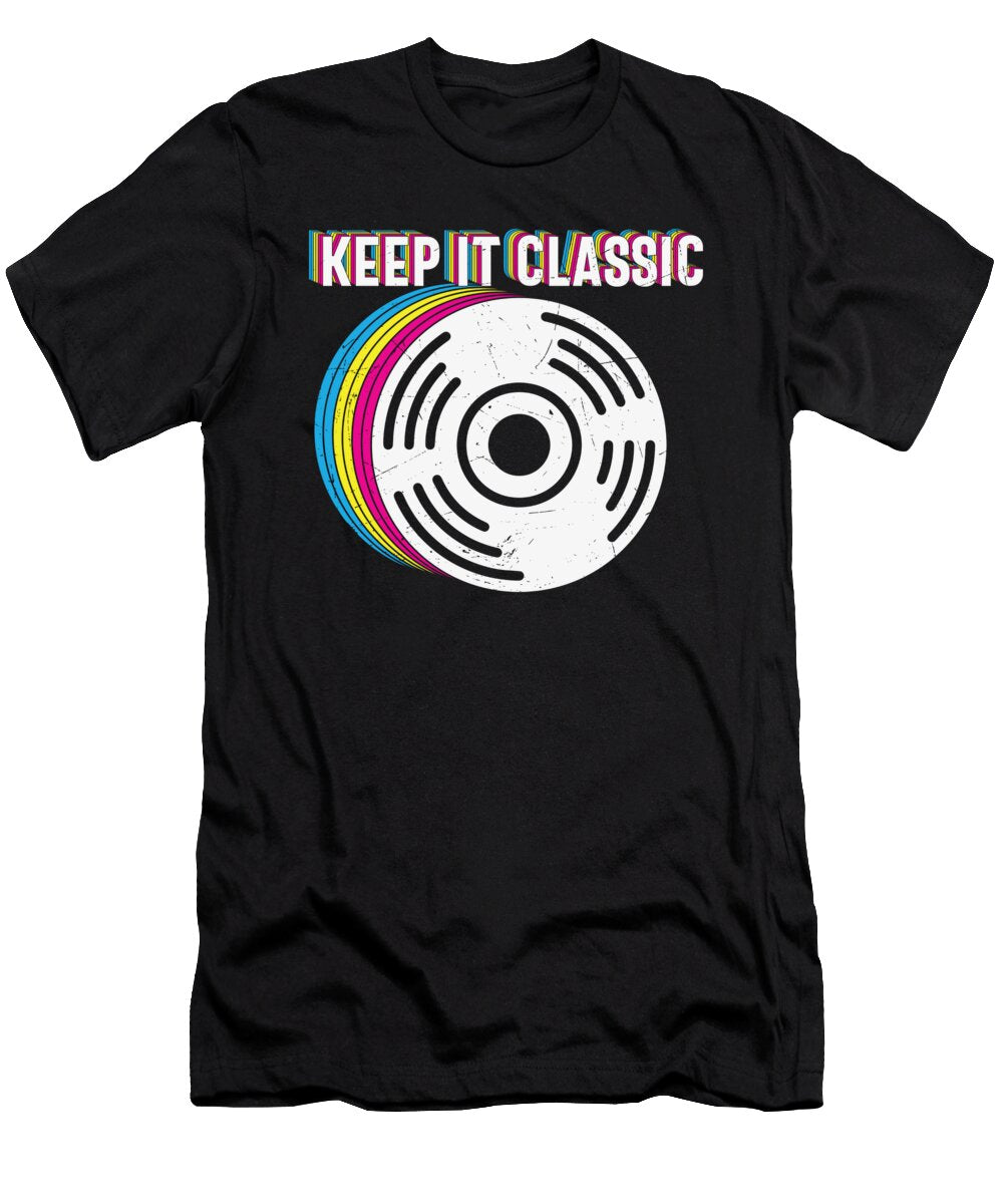 Keep It Classic Retro Vintage 80s Aesthetic Licensed Art T-Shirt