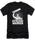 Keyboard Warrior Gamer Video Games Knight Keyboard Sword Crazy Squirrel T-Shirt