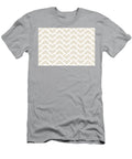 Khaki White Chevron Rhombus Pattern Pairs Valspar 2023 Coty Holmes Cream 3004 10b Petite Patterns T-Shirt