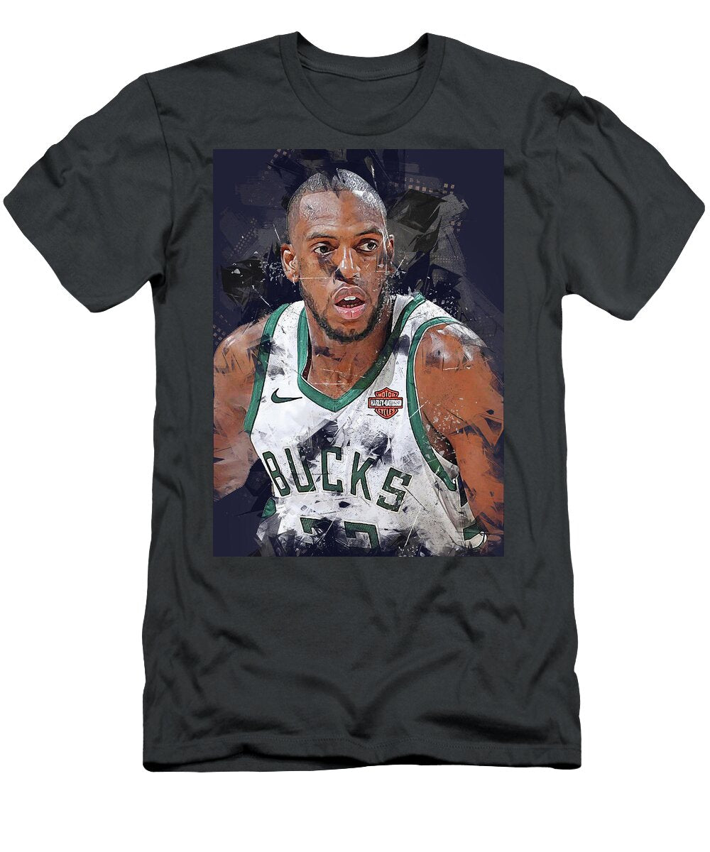 Khris Middleton Khris Middleton Khrismiddleton Jameskhristianmiddleton Milwaukee Bucks Detroit Pisto Wrenn Huber T-Shirt
