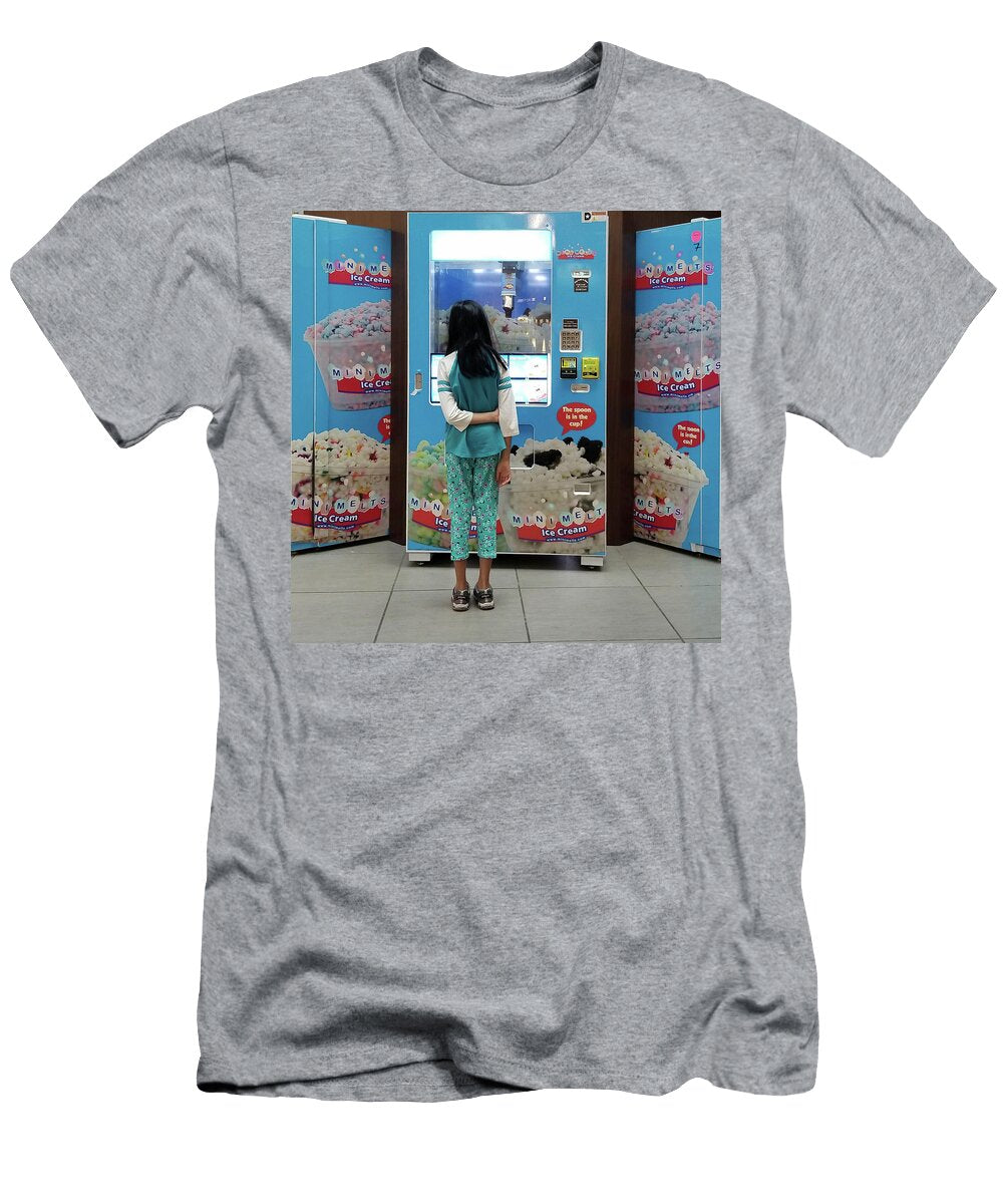 Kid Choosing an Ice Cream Flavor Srinivasan Venkatarajan T-Shirt