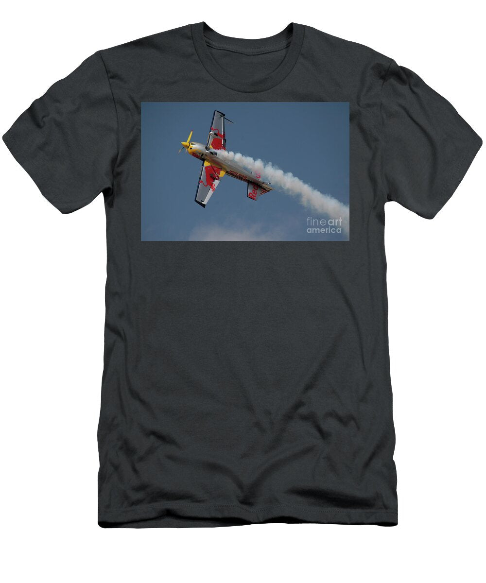 Kirby Chambliss Completes a Roll in His Red Bull Stunt Plane Kenny Bosak T-Shirt