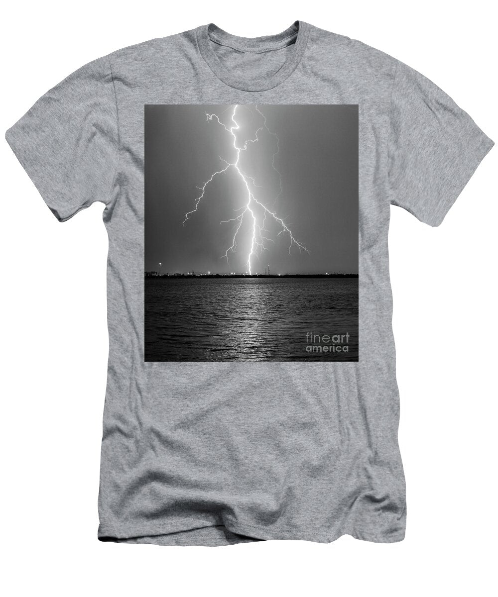 Kirby Lake Lightning in Abilene Tx Jeremy Holmes T-Shirt