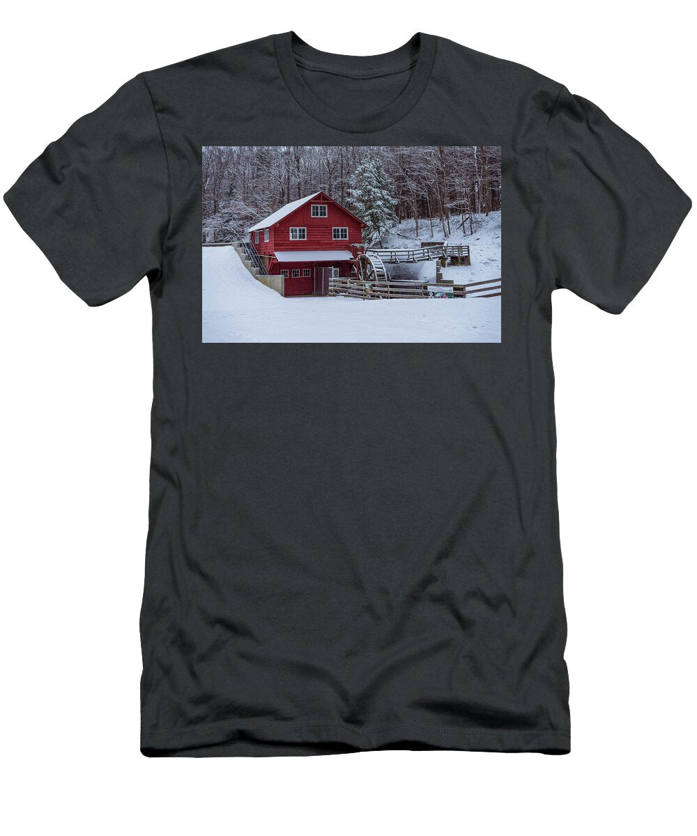 Kirbys Mill Winter James Mcclintock T-Shirt