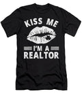Kiss Me I M a Realtor St Patrick S Day Lips Clover Shamrock Thepassionshop T-Shirt