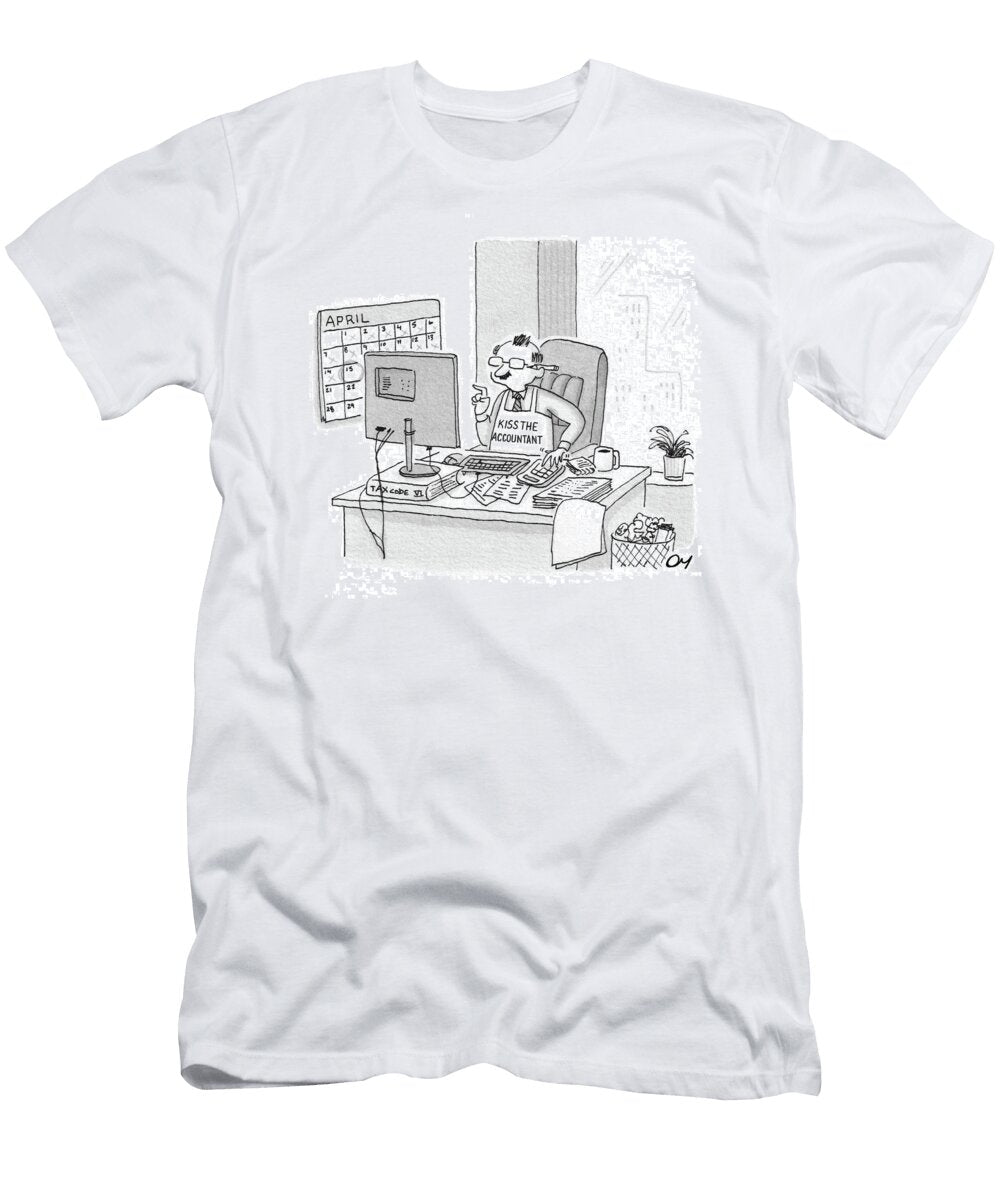 Kiss the Accountant Dan Misdea T-Shirt