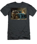 Knight Resting with Loyal Dog Mindscape Arts T-Shirt