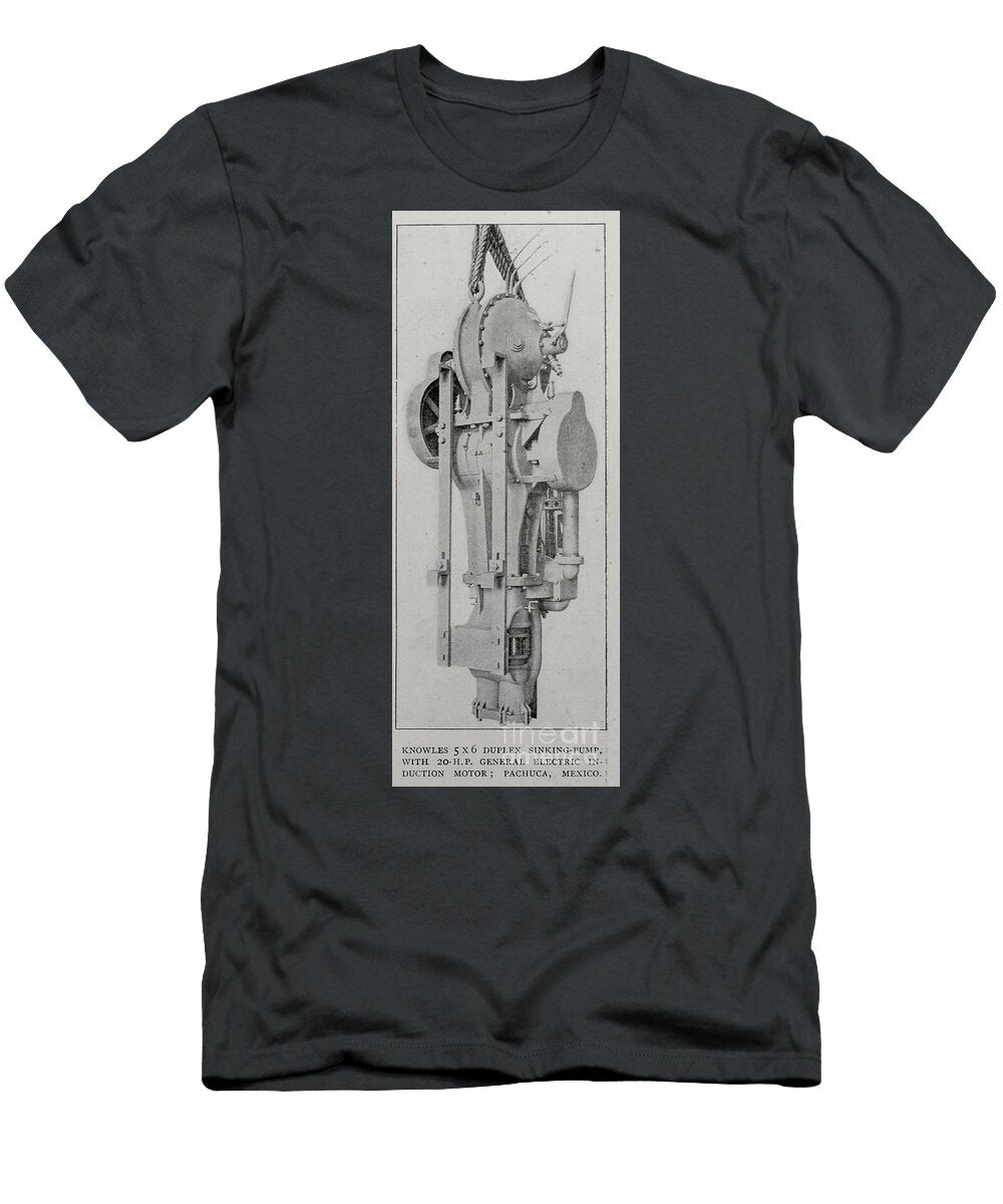 Knowles 5x6 Duplex Sinking Pump Ac5 Historic Illustrations T-Shirt