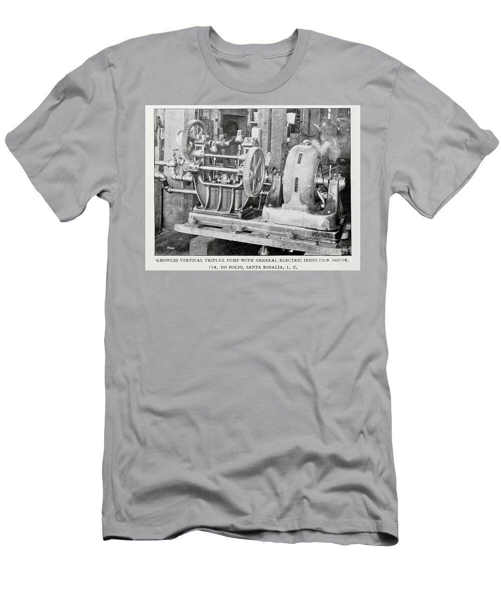Knowles Vertical Triplex Pump Ac4 Historic Illustrations T-Shirt