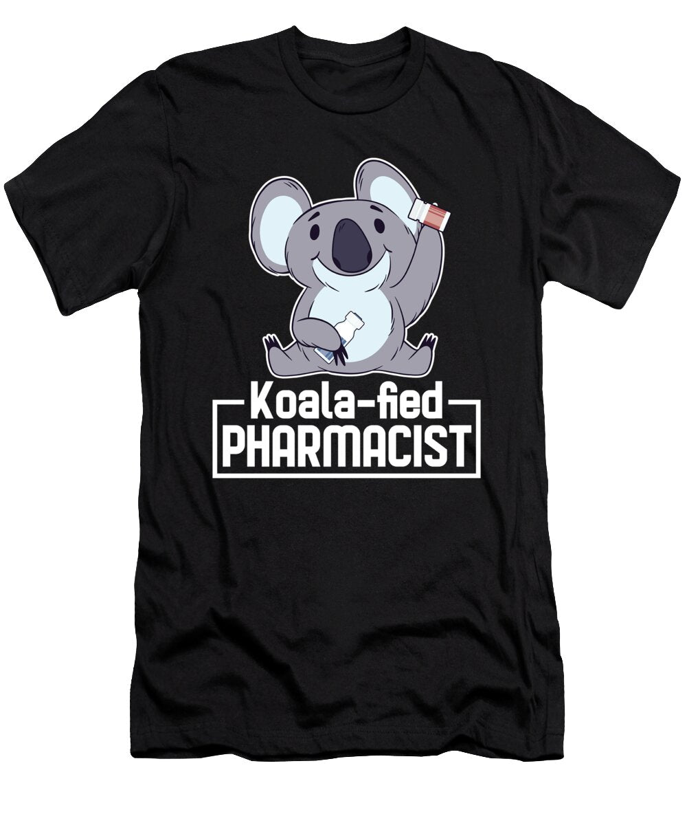 Koala Fied Pharmacist Medical Pharmacy Technician Florian Dold Art T-Shirt