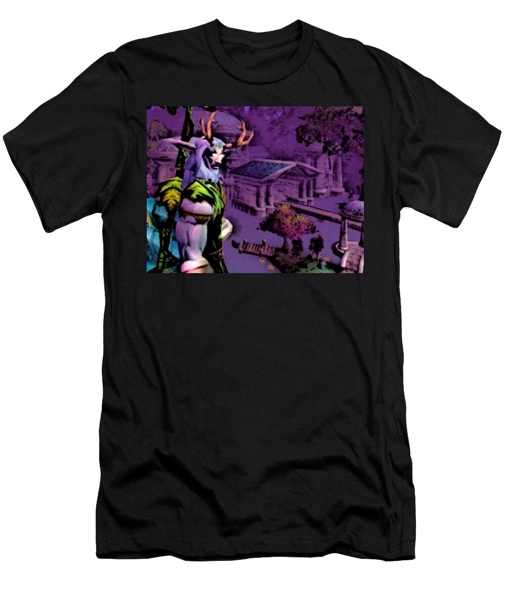 Komori in Darnassus John Parker T-Shirt