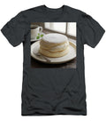 Kp428 Fluffy Pancakes on a White Plate Walter Paul Bebirian T-Shirt