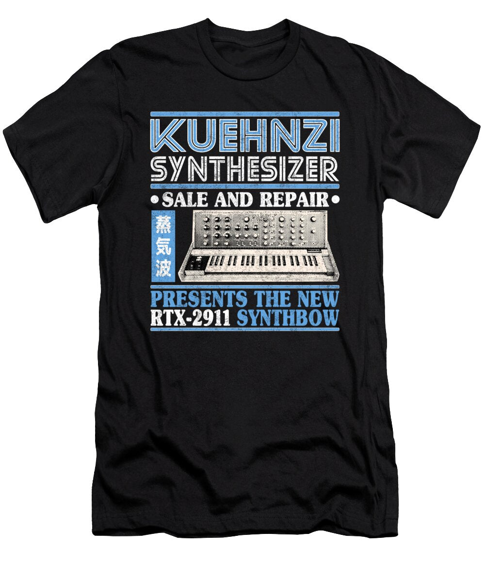 Kuehnzi Analog Synthesizer Vintage Japan Ad Retro Lisa Stronzi T-Shirt