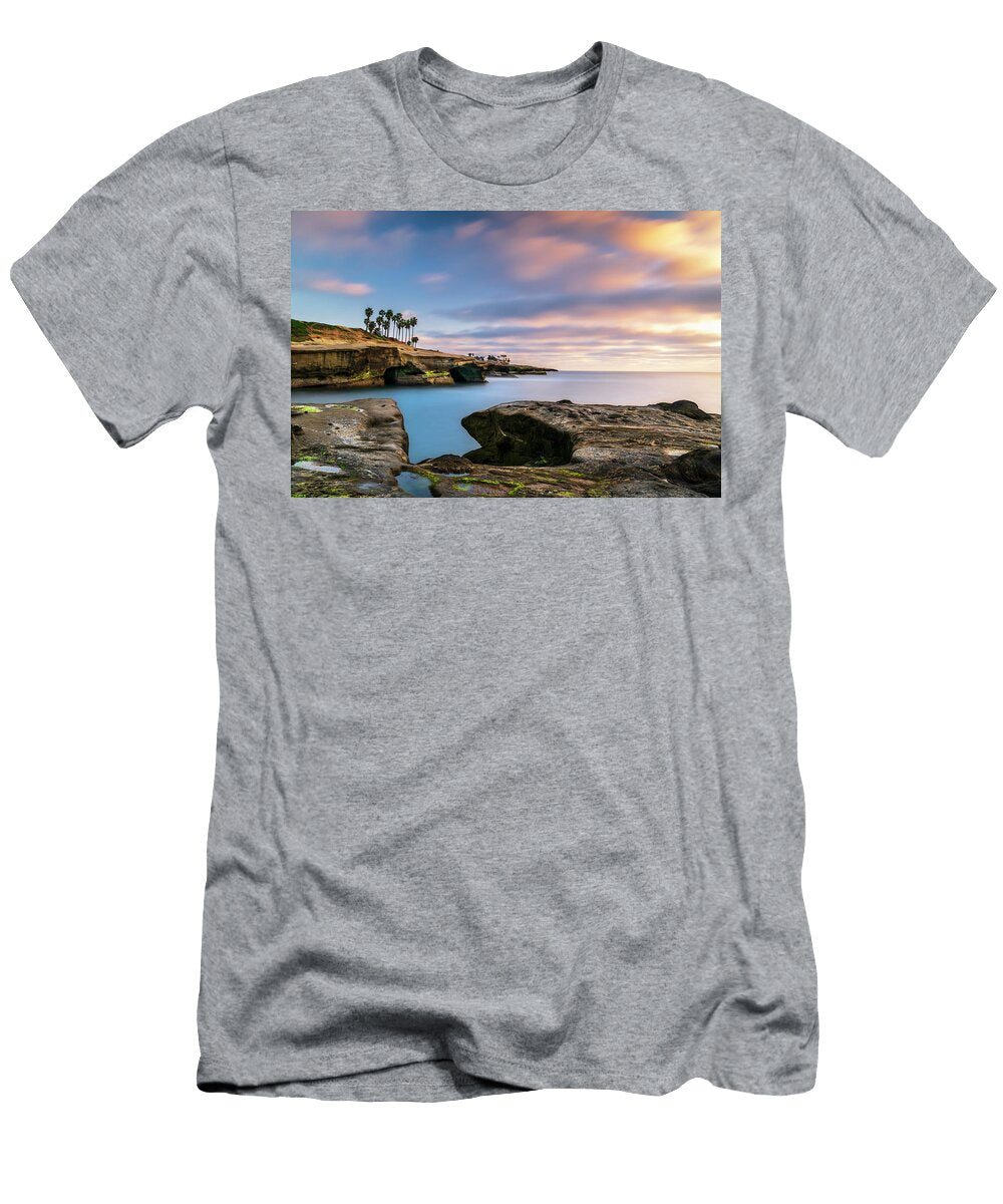 Kumeyaay Spirit Sunset Cliffs Marshal Hilton Dreamscape Prints Art for Living T-Shirt