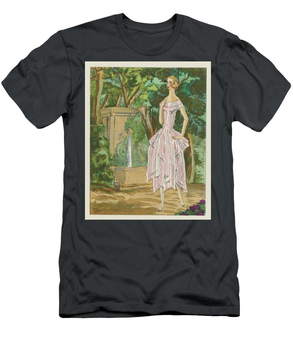 LA Partie De Cachecache Robe En Ruban Art Mario Simon T-Shirt