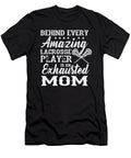 Lacrosse Exhausted Lacrosse Mom Do Tran Quang T-Shirt