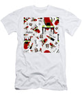 Ladies Night Out Fashion Pattern Feather Boa Lipstick Shopping Tina Lavoie T-Shirt