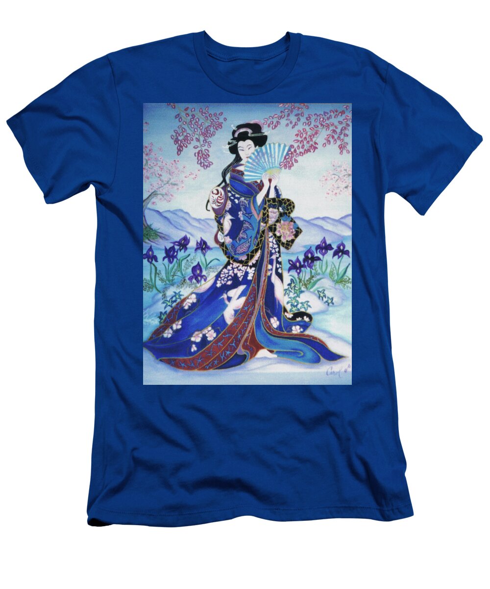 Lady in Blue Carol Donahue T-Shirt