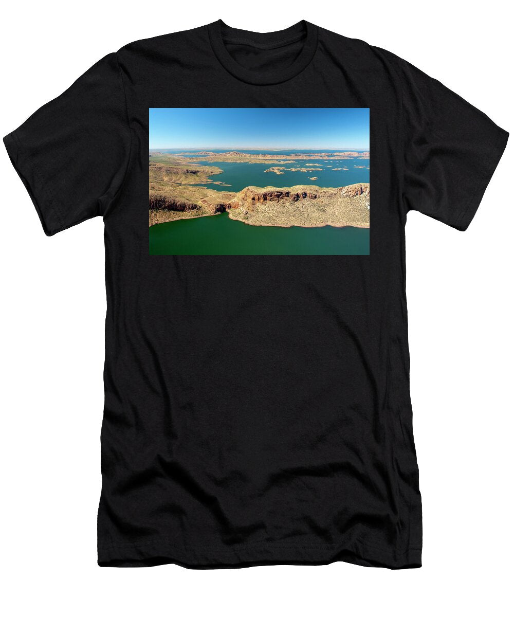 Lake Argyle Reservoir Dammed in 1971 for Ord River Steven David Miller Natureplcom T-Shirt