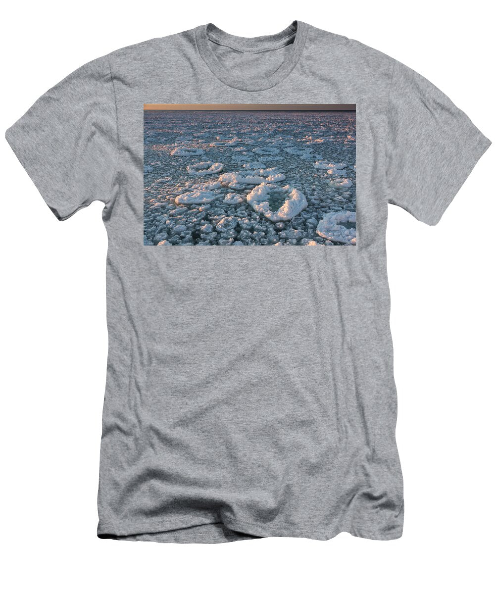 Lake Superior Ice Fields Lee and Michael Beek T-Shirt