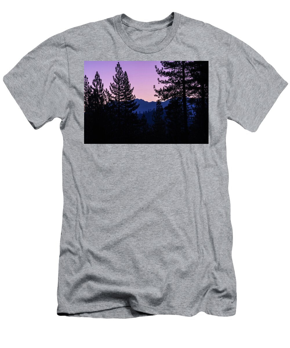 Lake Tahoe Mountain Twilight Christopher Johnson T-Shirt