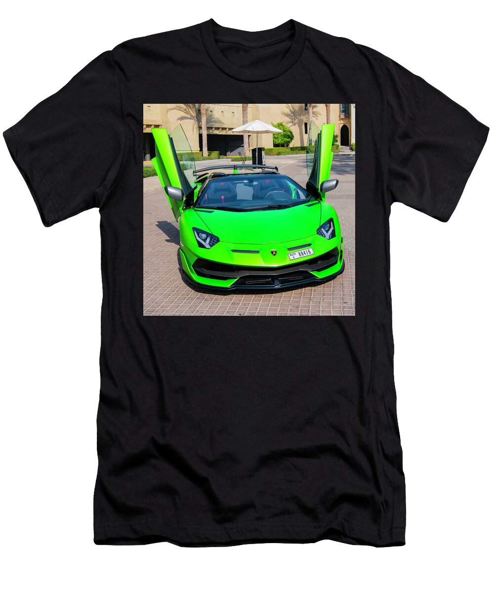 Lamborghini Aventador in Dubai Downtown Uae Ivan Batinic T-Shirt