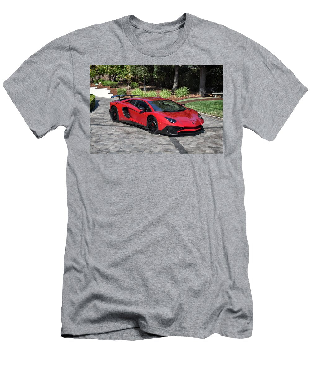 Lamborghini Aventador Sv Print Itzkirb Photography T-Shirt