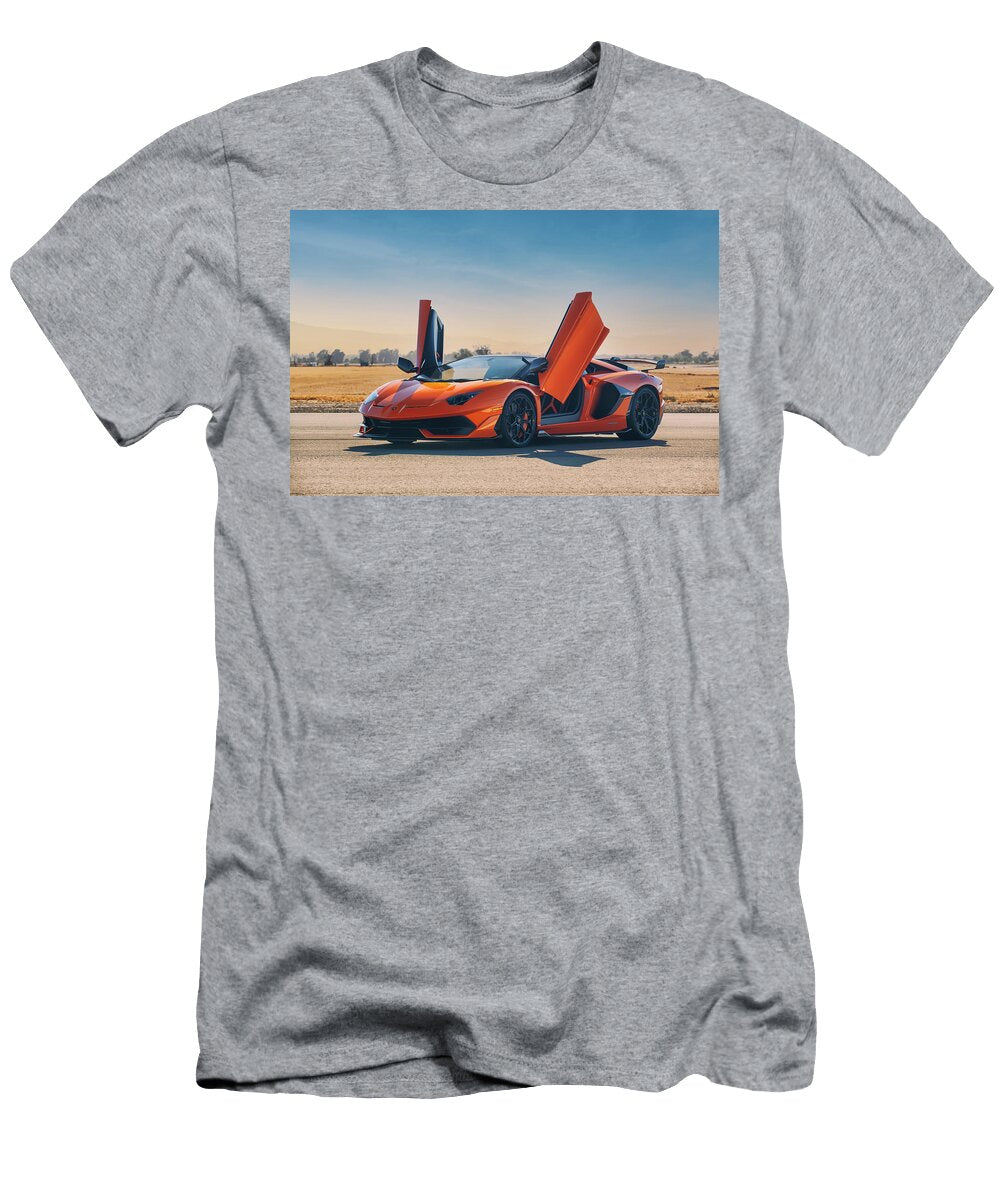 Lamborghini Aventador Svj Roadster Print Itzkirb Photography T-Shirt